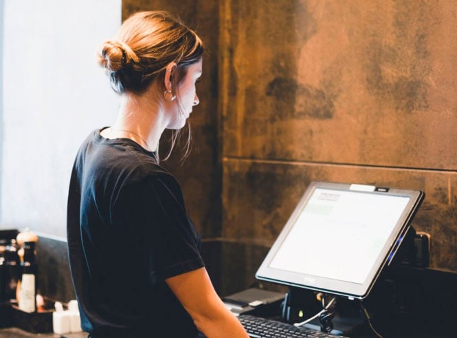 Operación de caja y punto de venta empresas